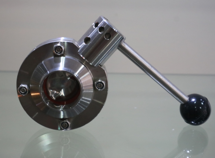 VAN BƯỚM TAY RÚT INOX 304, VAN BƯỚM TAY RÚT INOX 316, VAN TAY RÚT, VAN BƯỚM VI SINH