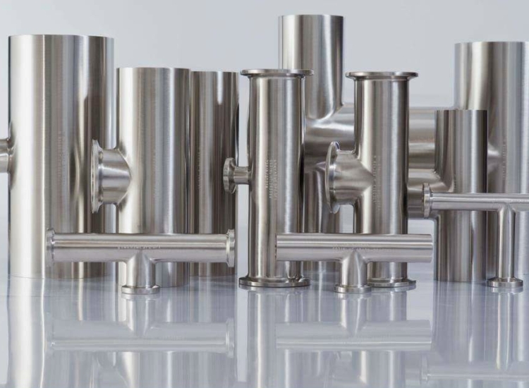 CHỮ THẬP INOX VI SINH 304/316 KẾT NỐI CLAMP