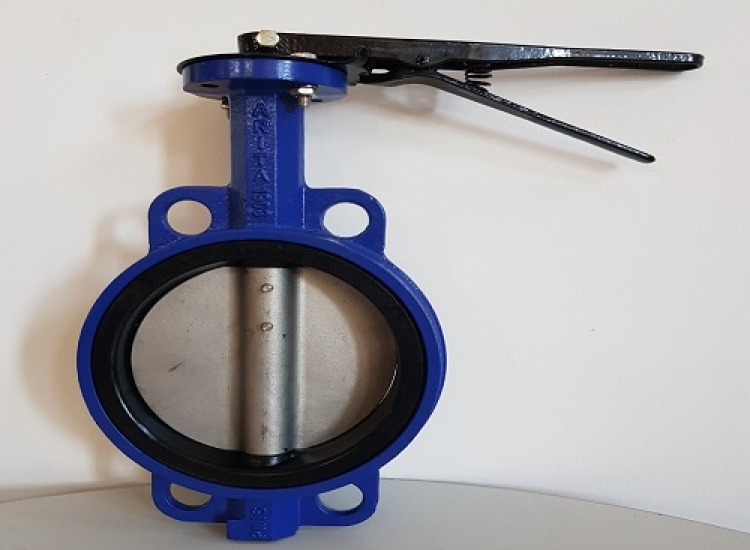 VAN BƯỚM TAY GẠT KÈM CÔNG TẮC GIÁM SÁT ARITA -PN16APL/ARITA-CI-BUTTERFLY-LEVER-LIMITH-SWITCH-CBV-L-UF-PN16APL-210N