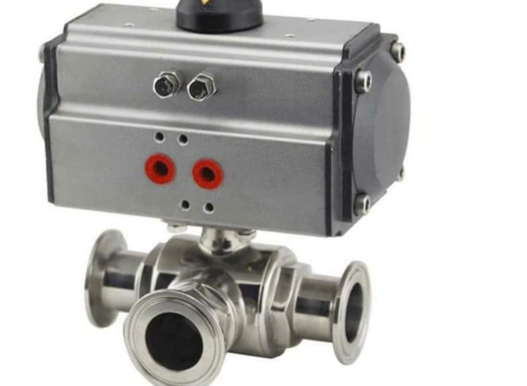 Van bướm vi sinh điều khiển điện