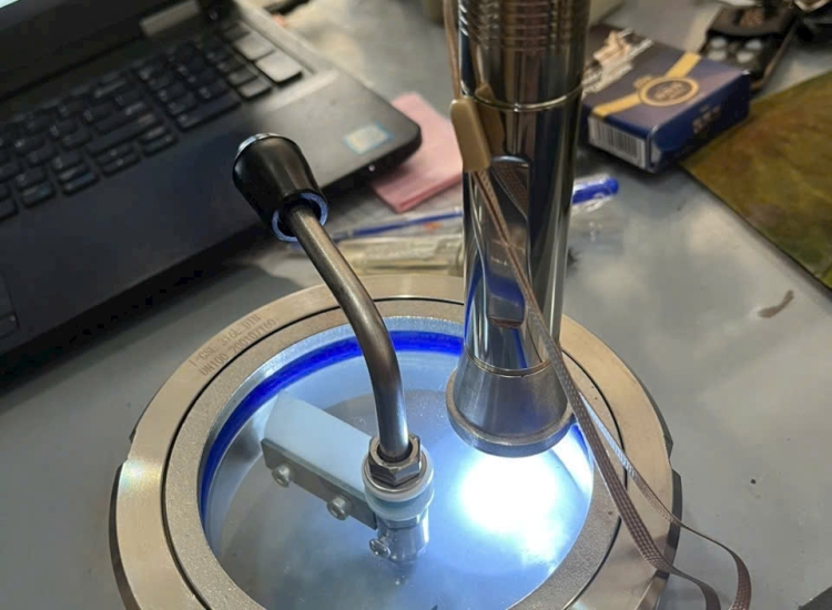 KÍNH QUAN SÁT CÓ LED, Sanitary Sight Glass With LED Flash Light Materia,  kính thăm bồn inox