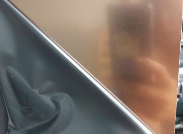 TẤM INOX XƯỚC VÀNG HỒNG