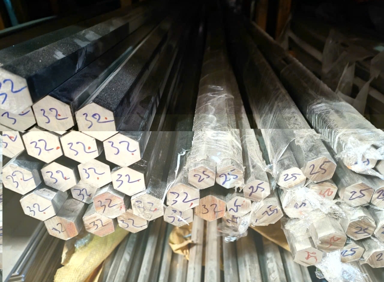 THANH LỤC GIÁC INOX 304|316 PHI 32|S304|316 Stainless Steel Hexagon Bar | Diameter 32mm